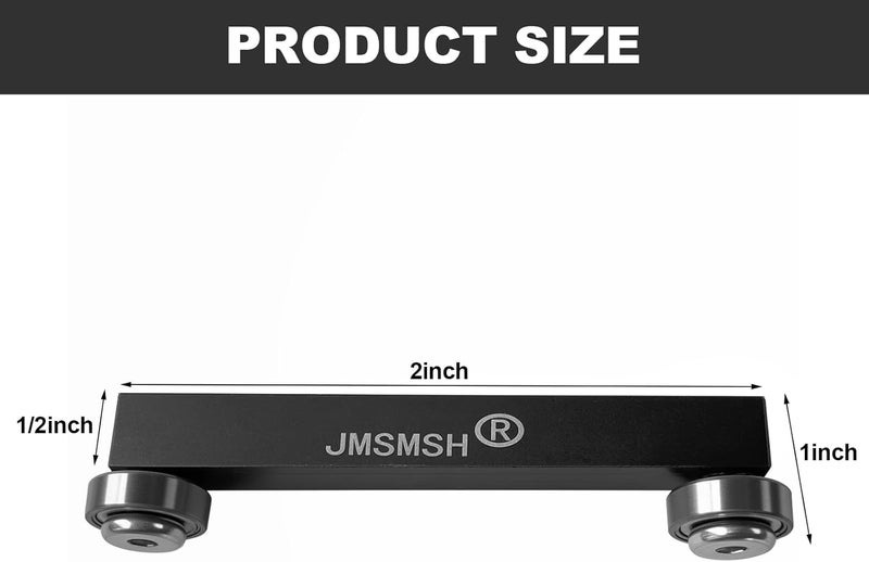 JMSMSH Lathe Centering Tool, Lathe Bump Roller, Truing Tool. 0XA, AXA, BXA, square diameter tool bits 1/2" - Image 2